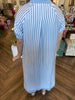 Sky Stripe Midi Dress