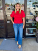 Vervet Cuffed Wide Jeans: Enviably