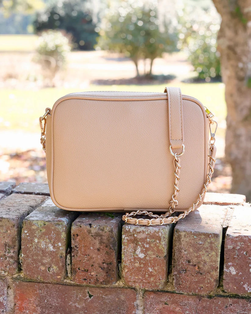 Caroline Hill Fiona Crossbody: Tan