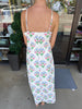 Rosette Detail Midi Dress