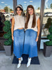 Cute Denim Midi Skirt
