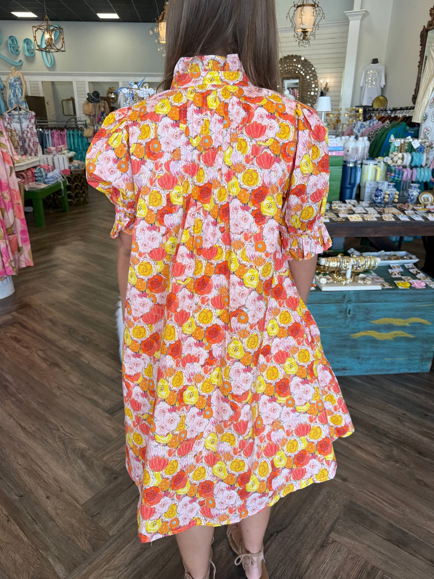 Sunset Rose Dress