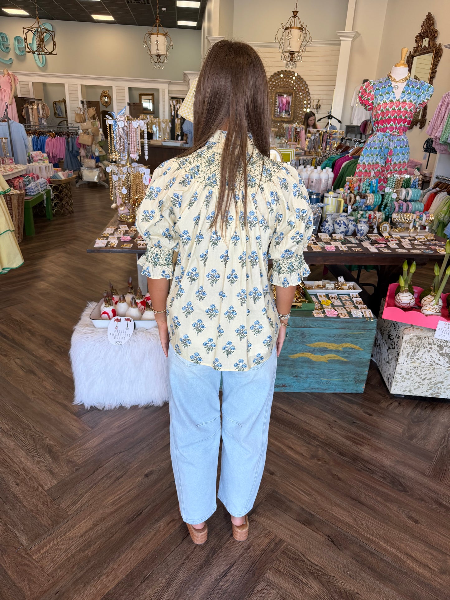 Hyacinth Ruffle Top