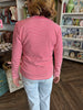 Lillie Striped Long Sleeve: Red