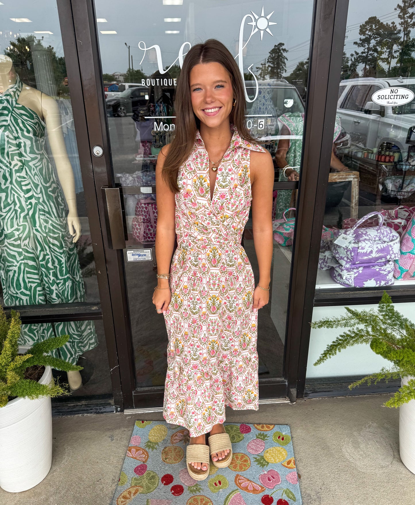 Collar Dahlia Midi Dress