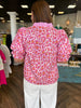 Sassy Pink Cheetah Top