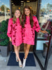 Embroidered Pink/Red Dress