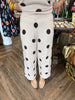 Neutral Polka Dot Sweater Set