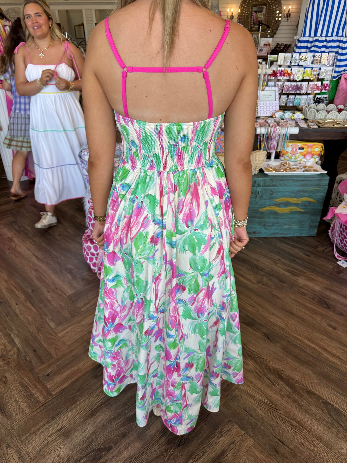 Annette Watercolor Maxi Dress