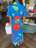 Poppy Paradise Belted Midi Dress