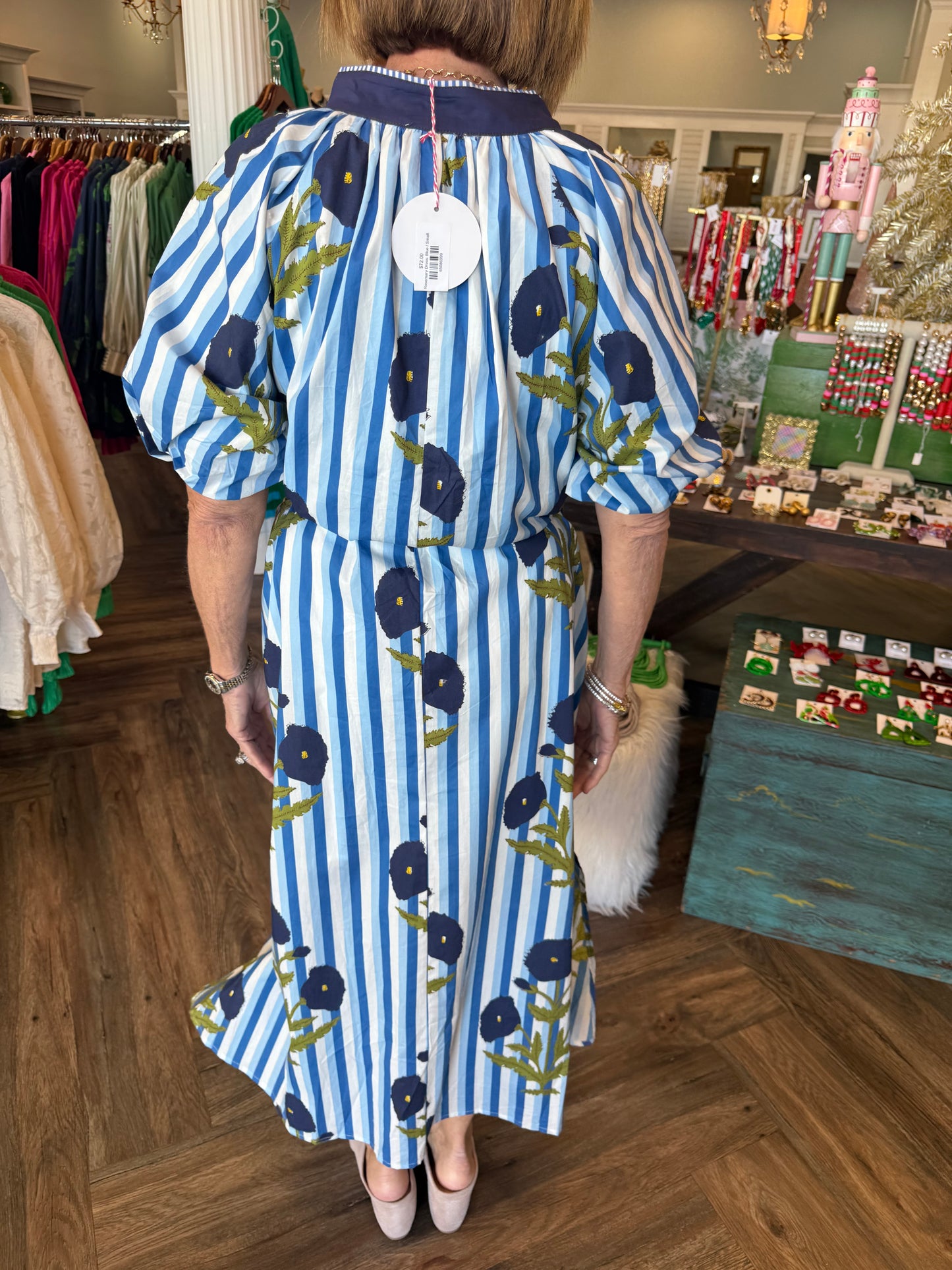 Rosemary Dress: Blue