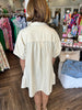 Natural Hem Cream Dress