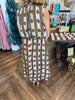 Sage and Spice Dot Midi Dress