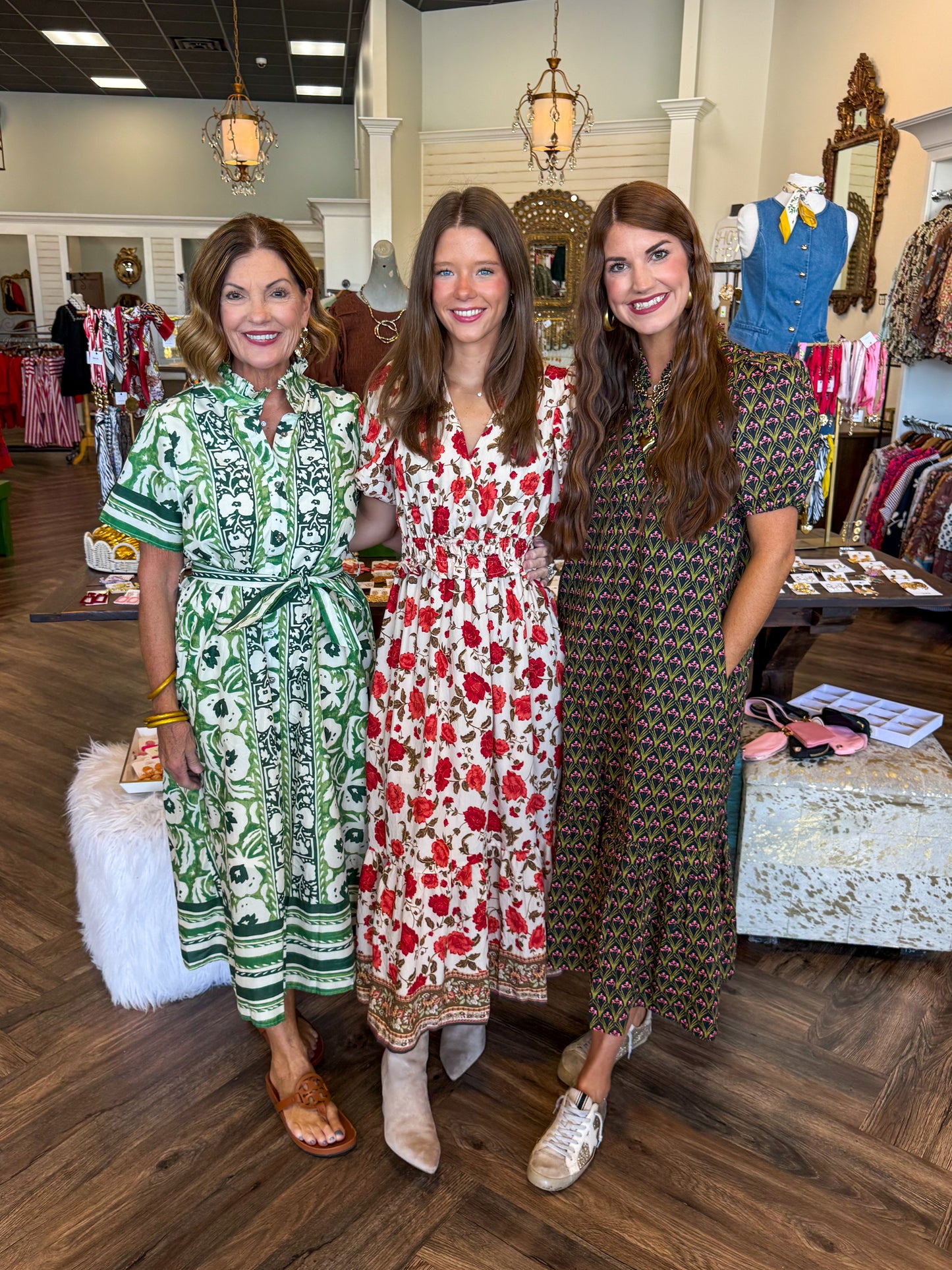 Von Trapp Tie Midi Dress
