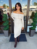 Cream Sweater Dress