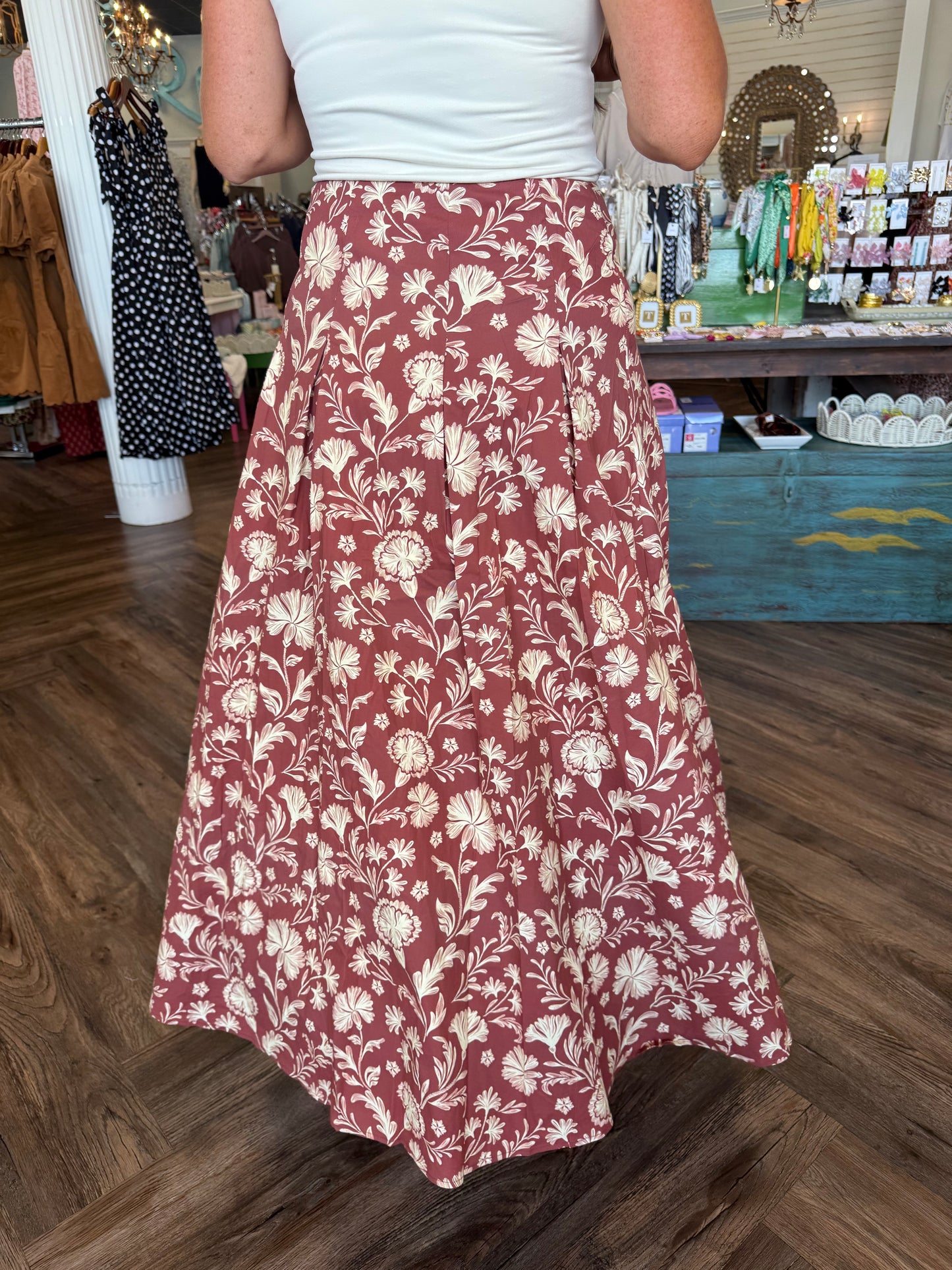 Fav Fall Floral Skirt