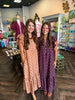 Dot Your Dreams Midi Dress: Camel