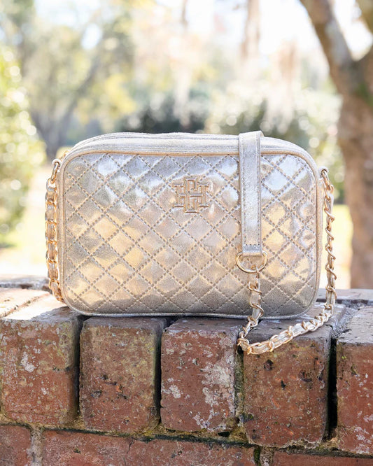 Caroline Hill Bryce Crossbody: Champagne Pop
