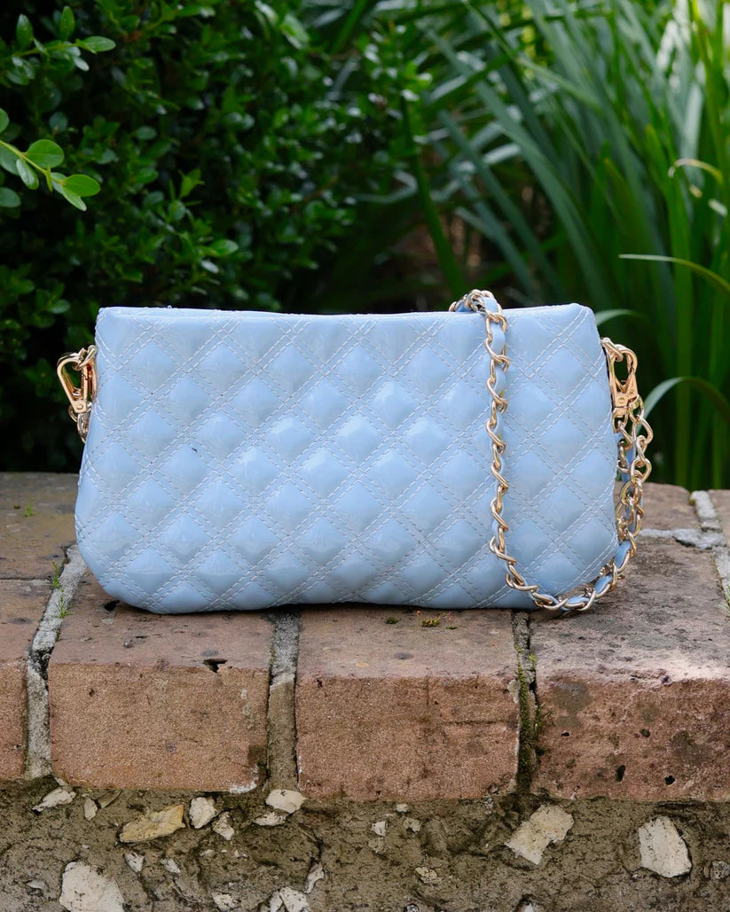 Livi Crossbody Light Blue Patent