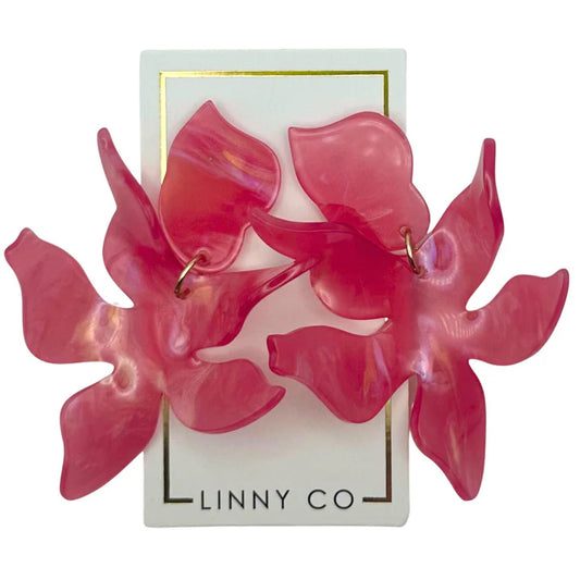 Flora - Azalea Pink: Earings