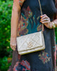 Caroline Hill Bryn Crossbody: Gold Shimmer