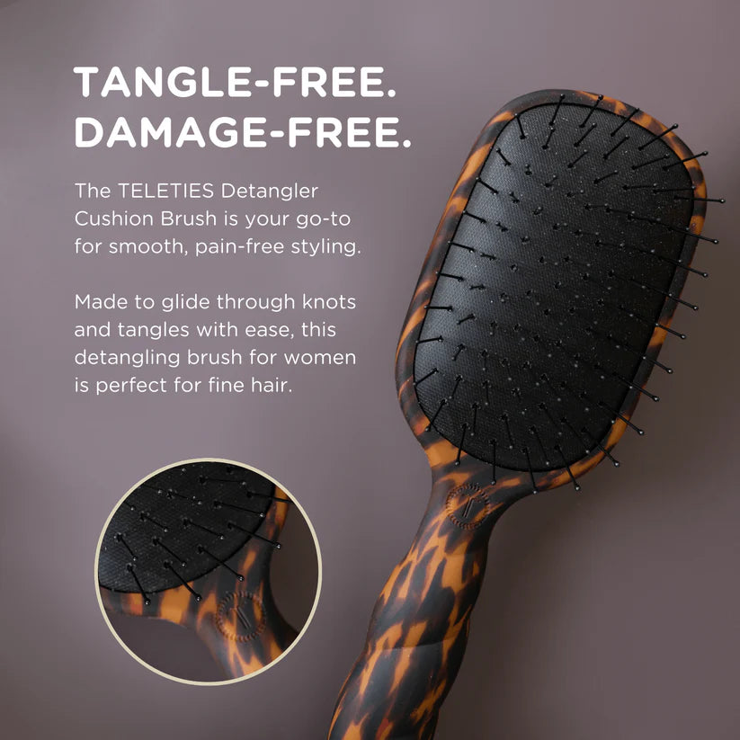 Detangler Hair Brush for Fine Hair – Tortoise