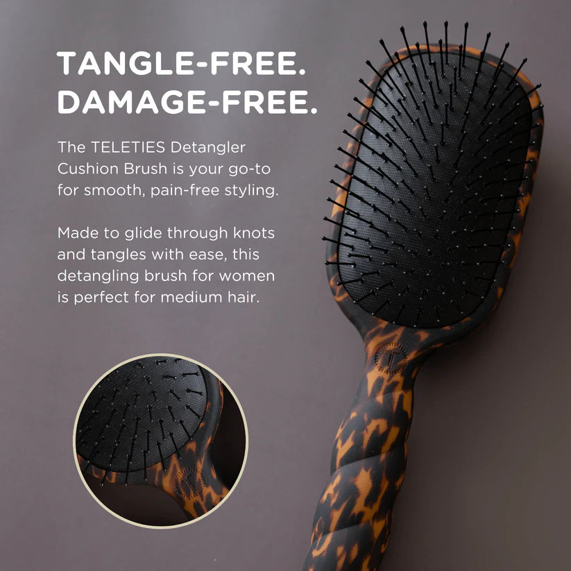 Detangler Hair Brush for Medium Hair – Tortoise