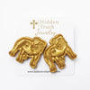 Hidden Truth: Gold Between The Hedges Earrings