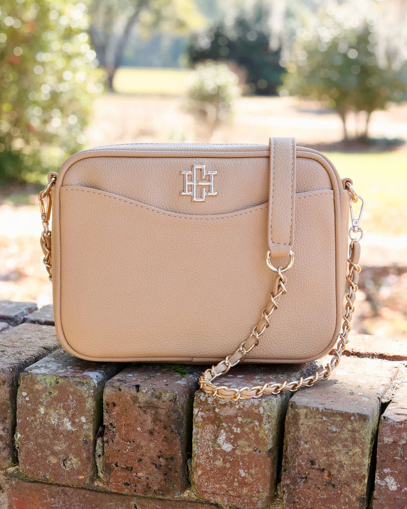 Caroline Hill Fiona Crossbody: Tan