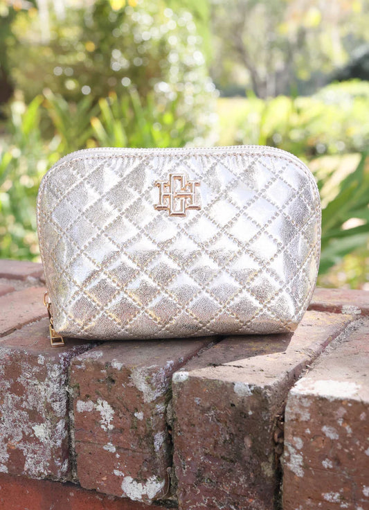 Caroline Hill Ibiza Small Pouch: Champagne Pop