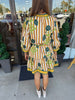 Marigold Tie Dress: Caramel