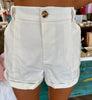 Fancy Shorts- White