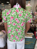 Green and Pink Garden Top
