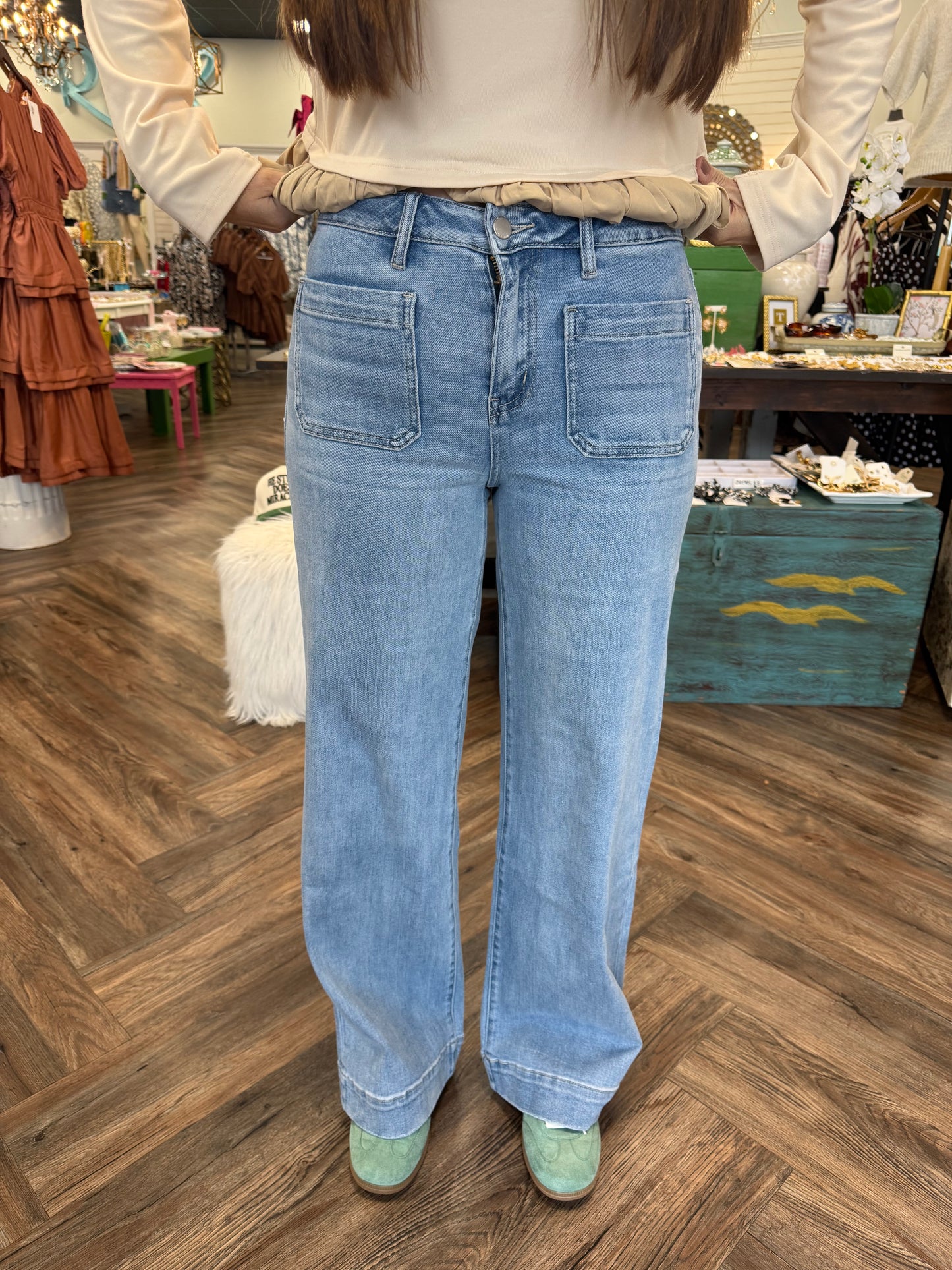 Flying Monkey Patch Trouser Jeans