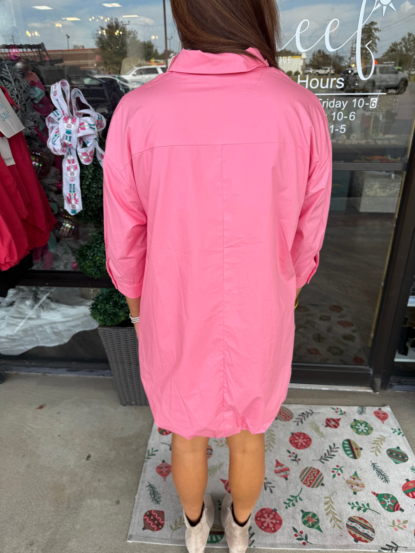 Candy Pink Bubble Dress