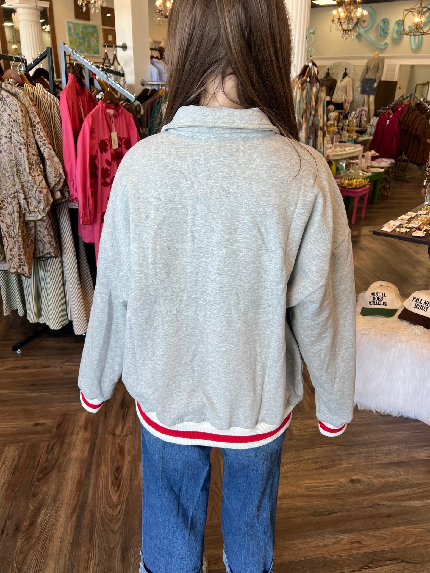 Georgia Zip Sweatshirt