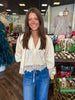 Cream and Lace Top