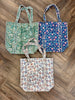 Neutral Quilted Tote Bag