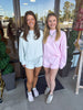 Mockneck Short Set: Bubblegum