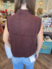Brown Cable Knit Sweater Top