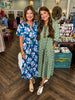 Mary Square Eleanor Dress: Floral Vineyard