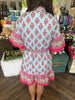 Charlotte Flower Belt Dress