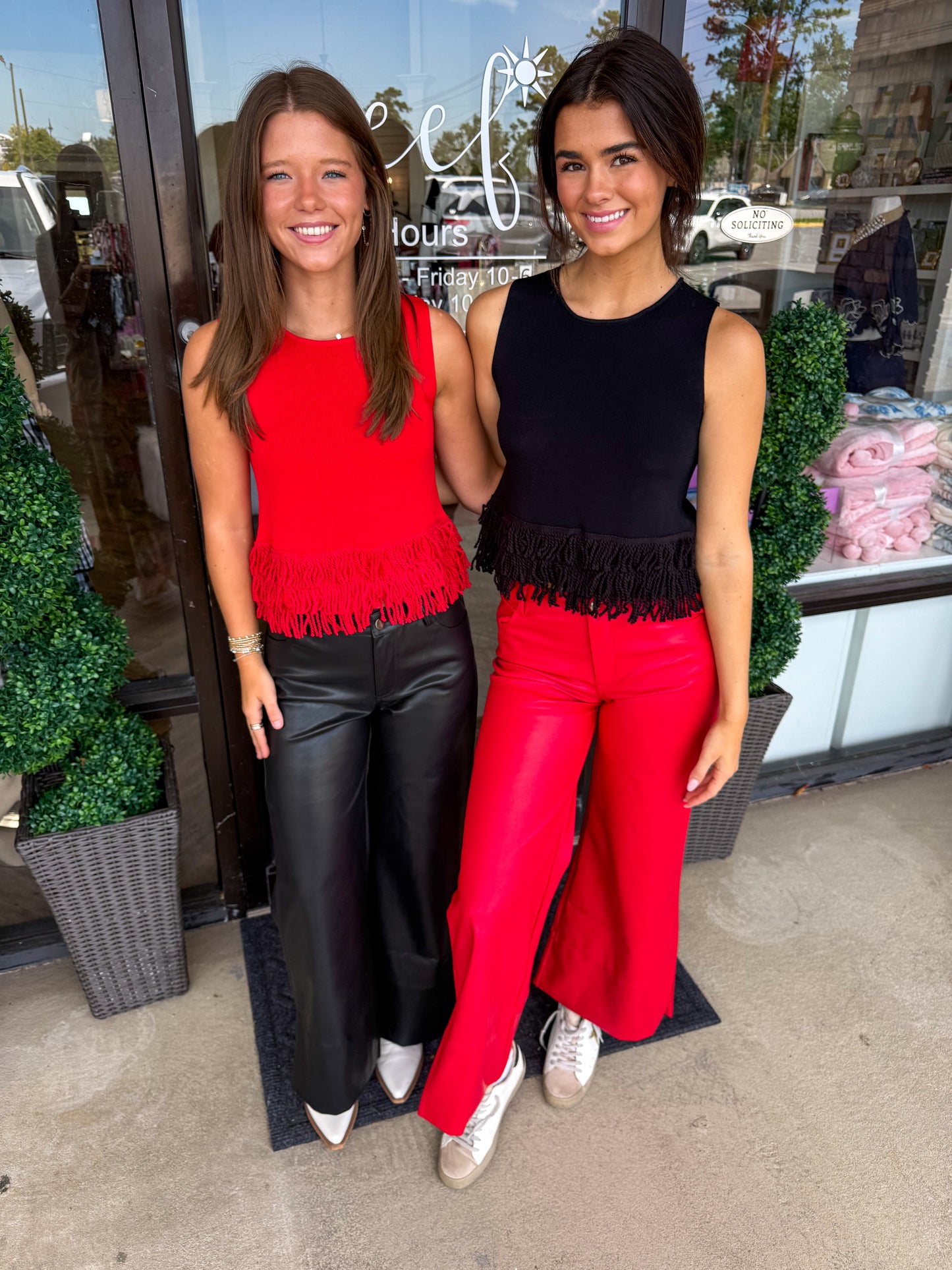 Fringe Tank: Red