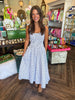 Polka Dot Picnic Maxi Dress: Black