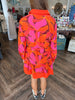 Mary Square Maya Dress: Glow Over Fire
