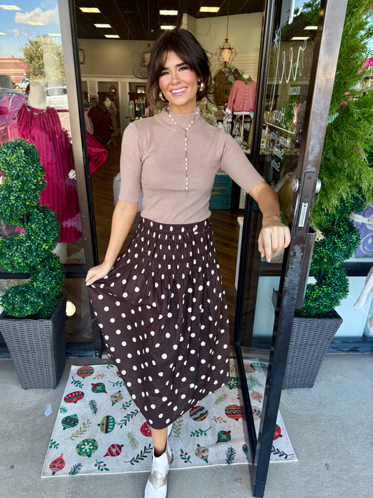 Polka Dot Skirt