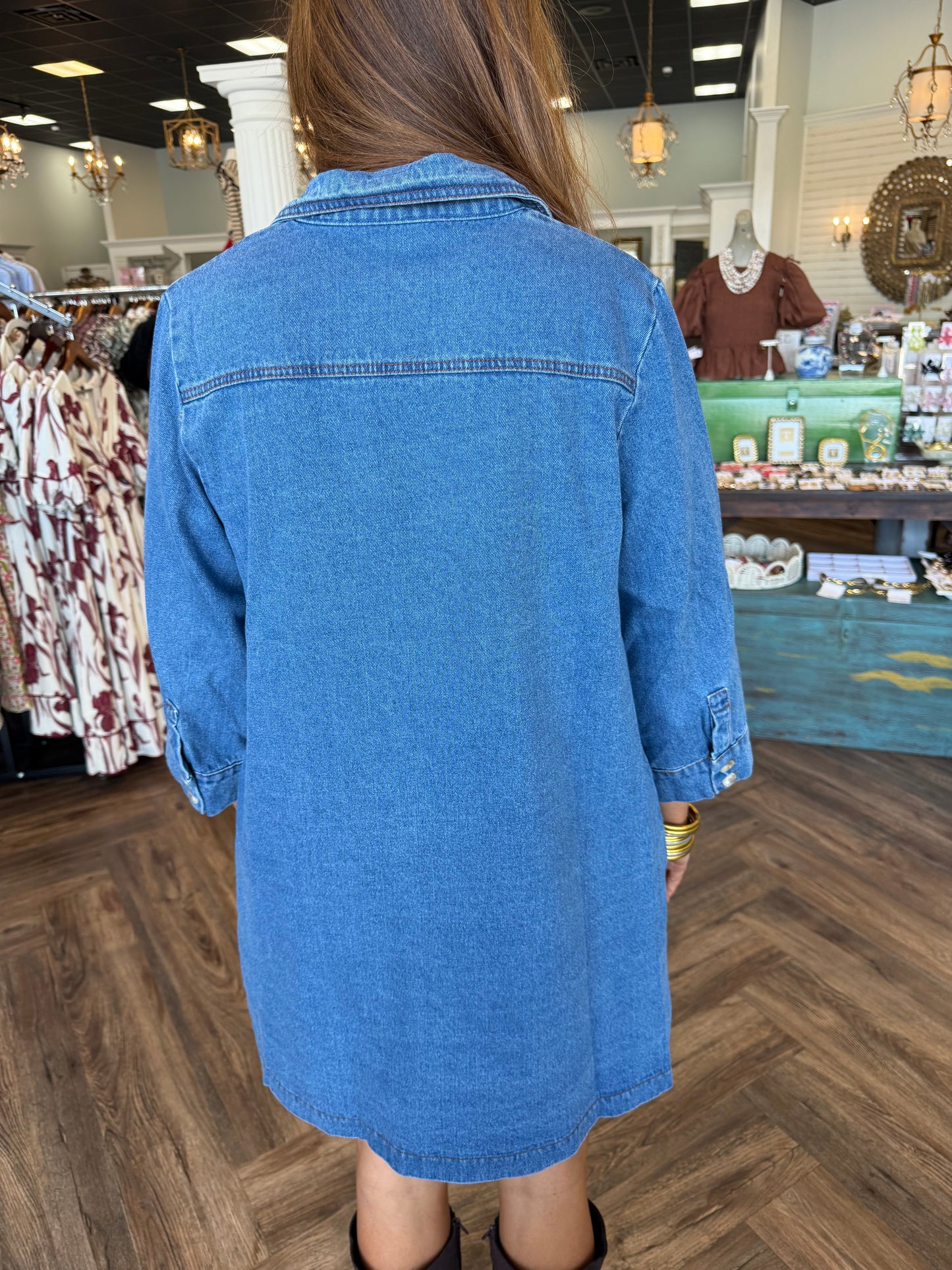 Pocket Denim Dress