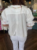Embroidered Flower Top