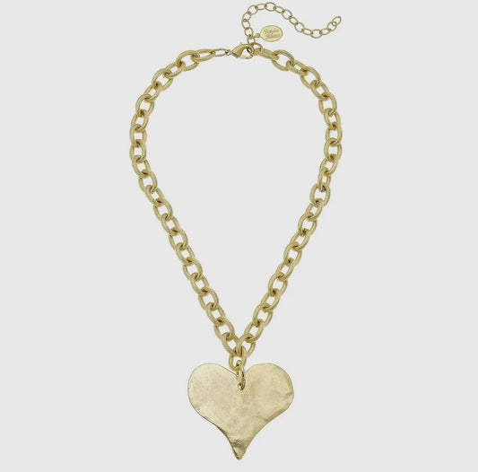 Susan Shaw: Heart Design Necklace