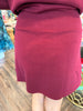 Flare Active Skort: Crimson